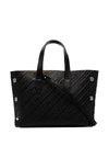 GIVENCHY MINI LOGO-EMBOSSED SHOPPER TOTE BAG