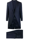 Canali Three Piece Suit In Blue