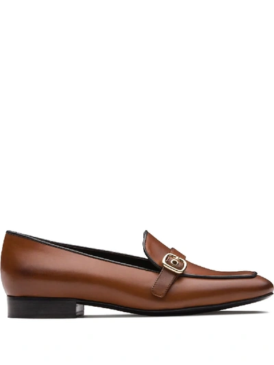 Church's Buckle Detail Loafers In Brown