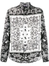 VERSACE JEANS COUTURE BAROQUE PRINT SHIRT