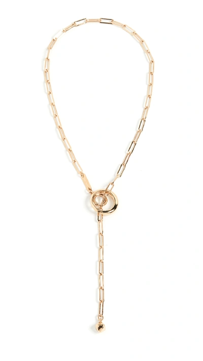 Isabel Marant Ring Necklace In Dore