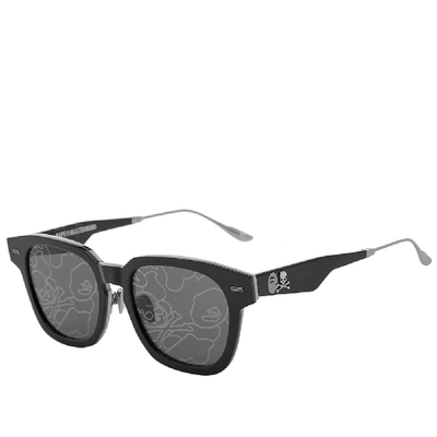A Bathing Ape Eyewear X Mastermind World Bmj003 V2.0 Sunglasses In Black