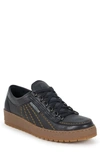 Mephisto Rainbow Sneaker In Black Leather