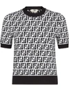 FENDI X JOSHUA VIDES FF SHORT-SLEEVED JUMPER