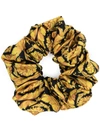 VERSACE BAROCCO PRINT HAIR SCRUNCHIE