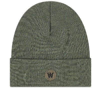 Wood Wood Gerald Beanie Hat In Green