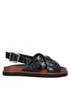 Tod's Sandals In Black