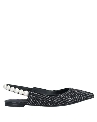 Dolce & Gabbana Ballet Flats In Black