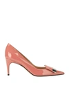 Sergio Rossi Pumps In Pastel Pink