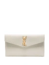 Saint Laurent Off-white Uptown Envelope Pouch In White
