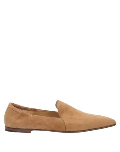 Pomme D'or Loafers In Camel