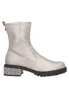 Liu •jo Ankle Boots In Platinum