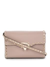 VALENTINO GARAVANI ROCKSTUD SMALL LEATHER SHOULDER BAG