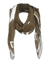 Givenchy Square Scarf In Military Green