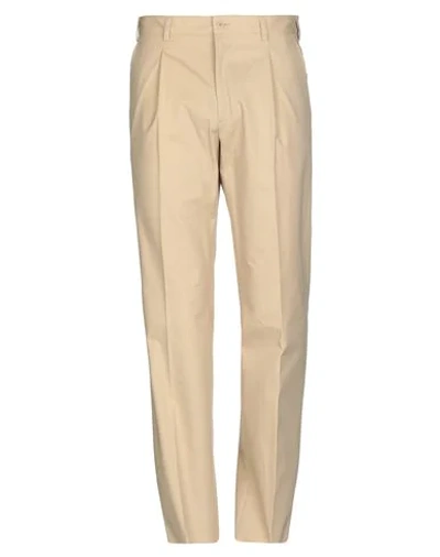 Paul & Shark Casual Pants In Beige