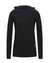 Rick Owens Wool-cashmere Hooded Jumper In Black