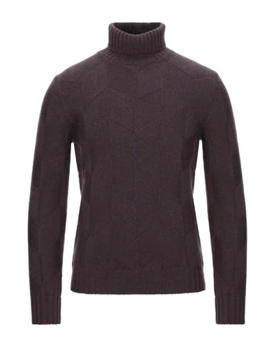 Gran Sasso Turtlenecks In Deep Purple