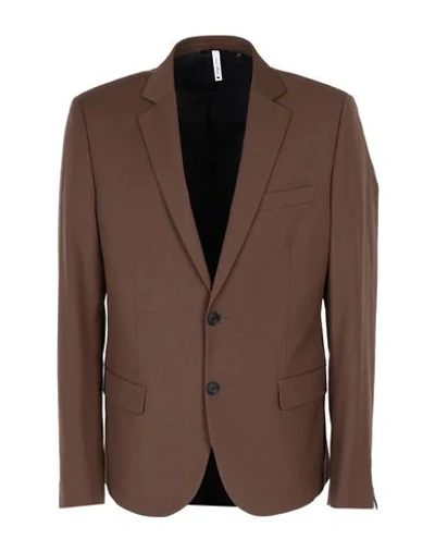 Antony Morato Suit Jackets In Khaki