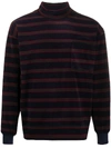 ANGLOZINE TIDE STRIPED SWEATSHIRT