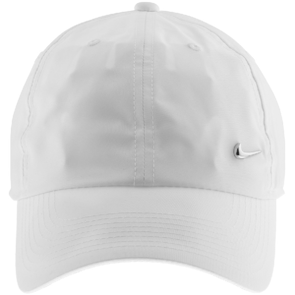 nike metal swoosh cap grey
