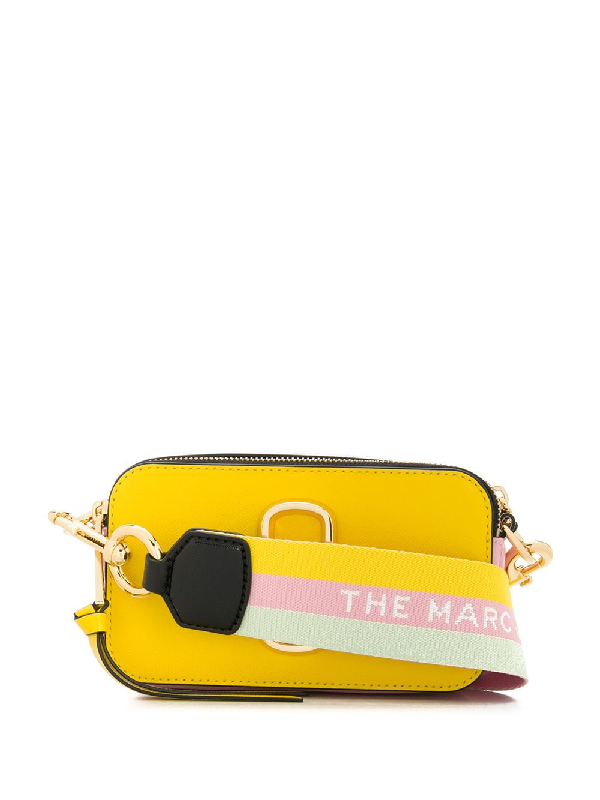 Marc Jacobs Snapshot Leather Crossbody Bag In Plantain Multi/gold | ModeSens