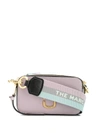 Marc Jacobs Snapshot Leather Crossbody Bag In Violet