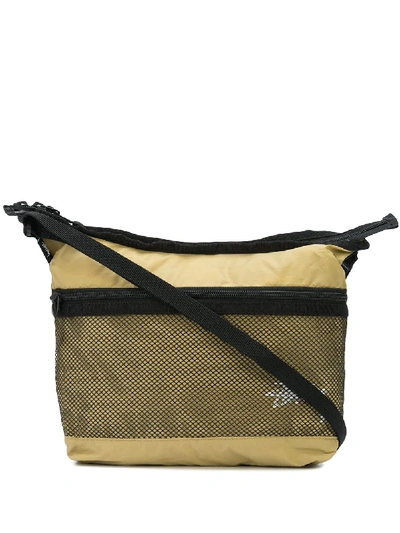 Stussy Logo-print Shoulder Bag In Gold