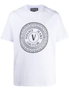 VERSACE JEANS COUTURE LOGO-PRINT COTTON T-SHIRT