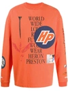 HERON PRESTON COLLAGE-PRINT LOGO SWEATSHIRT