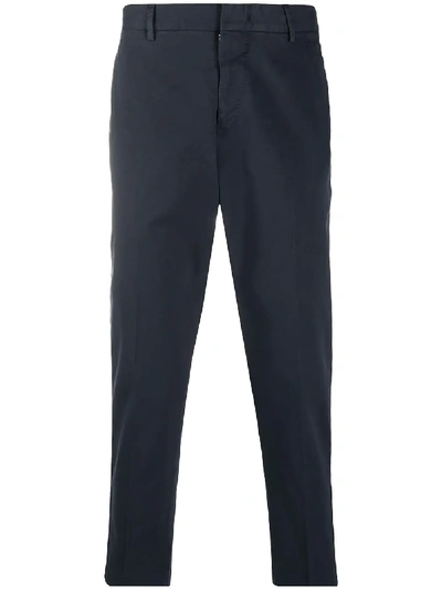 Pt01 Slim-fit Tailored Trousers In Blue