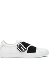 Givenchy Leather Trainers With An Elasticated Band In White