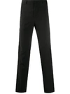 Givenchy Side Pleat Tailored Trousers In Black