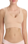 Commando Butter Comfy Racerback Bralette In True Nude In Beige