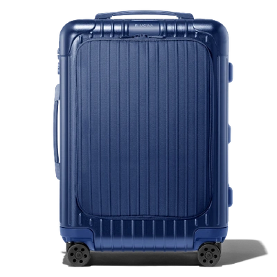 Rimowa Essential Sleeve Cabin Carry-on Suitcase In Matte Blue