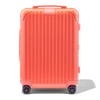 RIMOWA ESSENTIAL CABIN CARRY-ON SUITCASE IN CORAL RED - POLYCARBONATE - 21,7X15,8X9,1