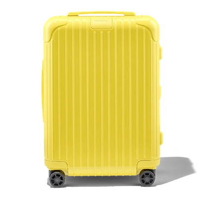 Rimowa Essential Cabin Carry-on Suitcase In Saffron Yellow - Polycarbonate - 21,7x15,8x9,1