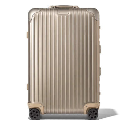 Rimowa Original Check-in M Suitcase In Titanium - Aluminium - 26.,4x17,8x9.5