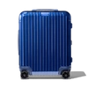 RIMOWA ESSENTIAL CABIN PLUS CARRY-ON SUITCASE IN BLUE - POLYCARBONATE - 22,1X17,8X9,9