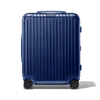 RIMOWA ESSENTIAL CABIN PLUS CARRY-ON SUITCASE IN MATTE BLUE - POLYCARBONATE - 22,1X17,8X9,9