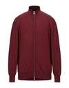 Brunello Cucinelli Cardigan In Brick Red