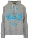 GUCCI GUCCI DISK PRINT OVERSIZE SWEATSHIRT