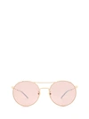 GUCCI GUCCI EYEWEAR ROUND FRAME SUNGLASSES