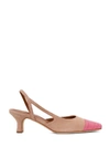 PARIS TEXAS PARIS TEXAS COLOUR BLOCK SLINGBACK PUMPS