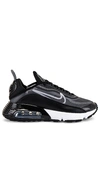 Nike Air Max 2090 50mm Low-top Sneakers In Black  White & Metallic Silver