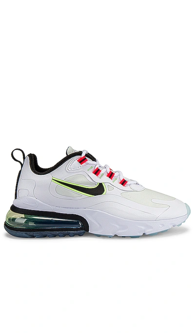 Nike Women's Air Max 270 React Casual Sneakers From Finish Line In White,spruce Aura,bright Crimson,black