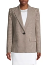 GIVENCHY TATTERSALL PLAID WOOL-BLEND BLAZER,0400011577726