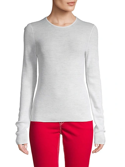 Vince Ribbed Wool Top