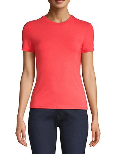Theory Tiny Tee In Neon Pink
