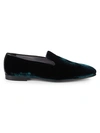 TO BOOT NEW YORK LUCCA VELVET LOAFERS,0400011468476