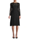 Valentino Cotton-blend Corded Lace Dress